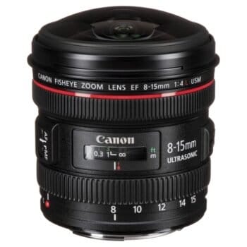 عدسة كانون - Canon EF 8-15mm f/4L Fisheye USM