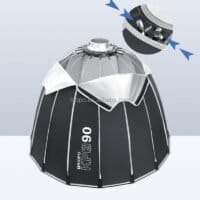 TRIOPO KP2-90 High Temperature Resistant 90cm Deep Parabolic Softbox with Bowens Mount for Photography Studio Video Flash Light