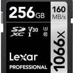 Lexar Professional 1066x SDXC UHS-1 256GB 160MB/s