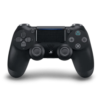 يد تحكم لاسلكية Dualshock 4 لجهاز بلايستيشن 4 (PS4) باللون الأسود