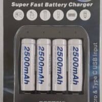 Beston 4PCS 2500mAh