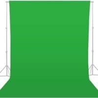 Background green fabric 5*3