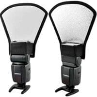 Speedlite flash diffuser softbox silver/white reflector photography studio flash light reflective