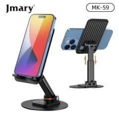 حامل جوال JMARY MK-59 دوار 360 درجة – مثبت سيارة عالمي قابل للتعديل