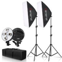TL-5 Lighting Kit - 2 Softboxes with 5-Socket Lamp Holder