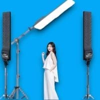 RL-150 Strip Fill Light Photography Light Panel with Stand and Remote Control