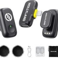 Hollyland Lark A1 Mini Duo (2TX + Lightning RX) – black